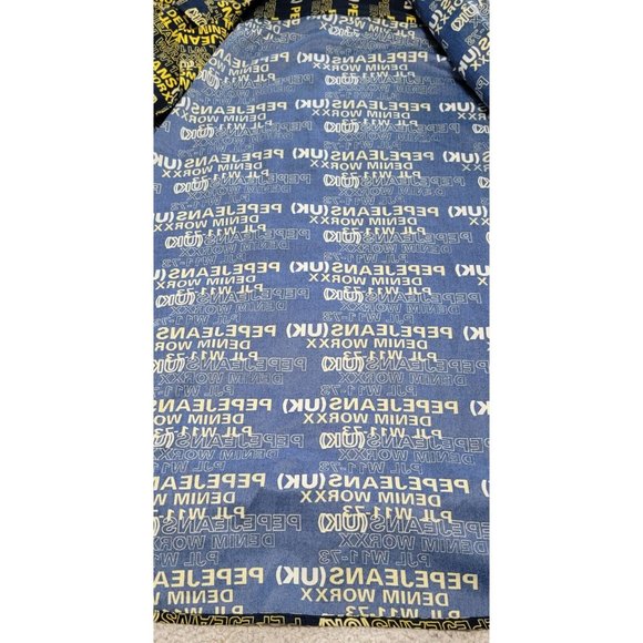 Pepe Jeans London Men's Button Up Shirt All Over Print Short Sleeves Size XL - Picture 8 of 15